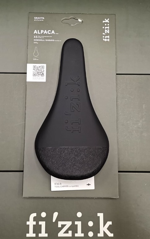Fizik Gravita Alpaca X5 MTB Saddle (130mm), Sports Equipment
