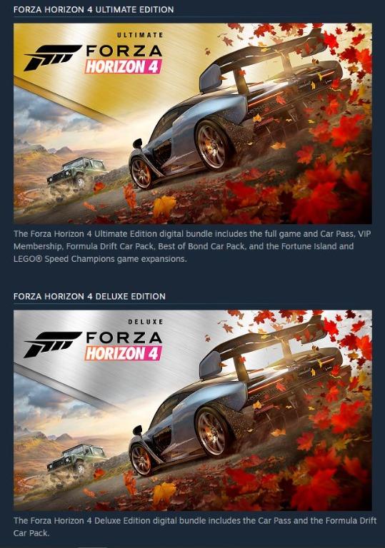 Forza Horizon 4 Ultimate Edition [Digital Download][PC OFFLINE], Video  Gaming, Video Games, PlayStation on Carousell