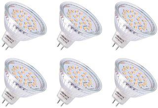 Warm White LED Reflector Replaces 50W Halogen Lamp 21LEDs LED Spotlight 12V GU 5.3 LED Bulb 6Pcs LEDGLE 3.8W GU5.3 MR16 LED Spotlight Lamp A Warm White LED Reflector Replaces 50W Halogen Lamp 21LEDs LED Spotlight 12V GU 5.3 LED Bulb 6Pcs LEDGLE 3.8W GU5.3 MR16 LED Spotlight Lamp A