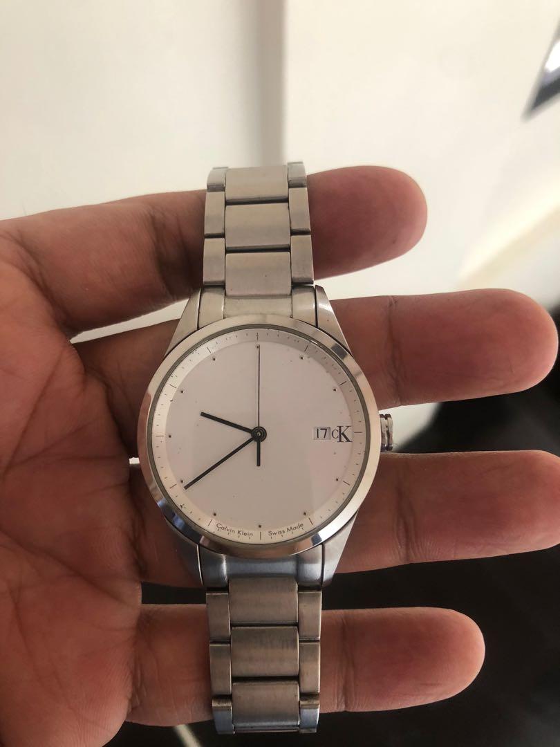 FS FT Calvin Klein Swiss Made watch Quartz unisex junior Size