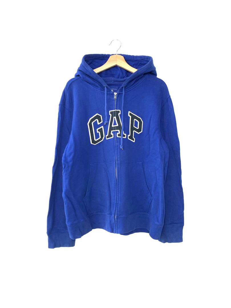 Gap Blue Hoodie Men s Fashion Tops Sets Hoodies on Carousell