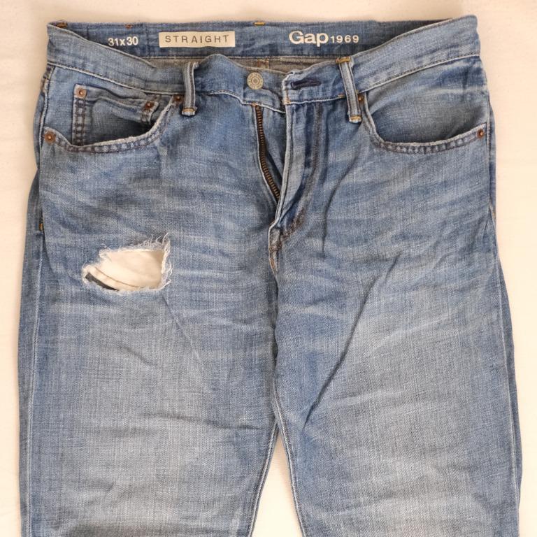 GAP Mens Ripped Jeans Men s Fashion Bottoms Jeans on Carousell