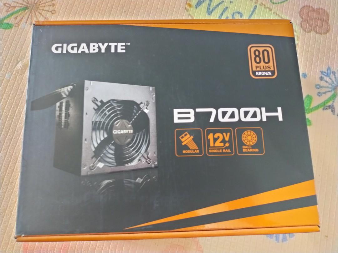 Gigabyte B700H 700W 80+ Bronze SemiModular ATX PSU, Computers & Tech