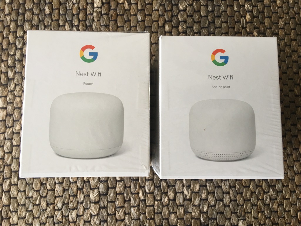 Google Nest router + addon wifi point, Computers & Tech, Parts