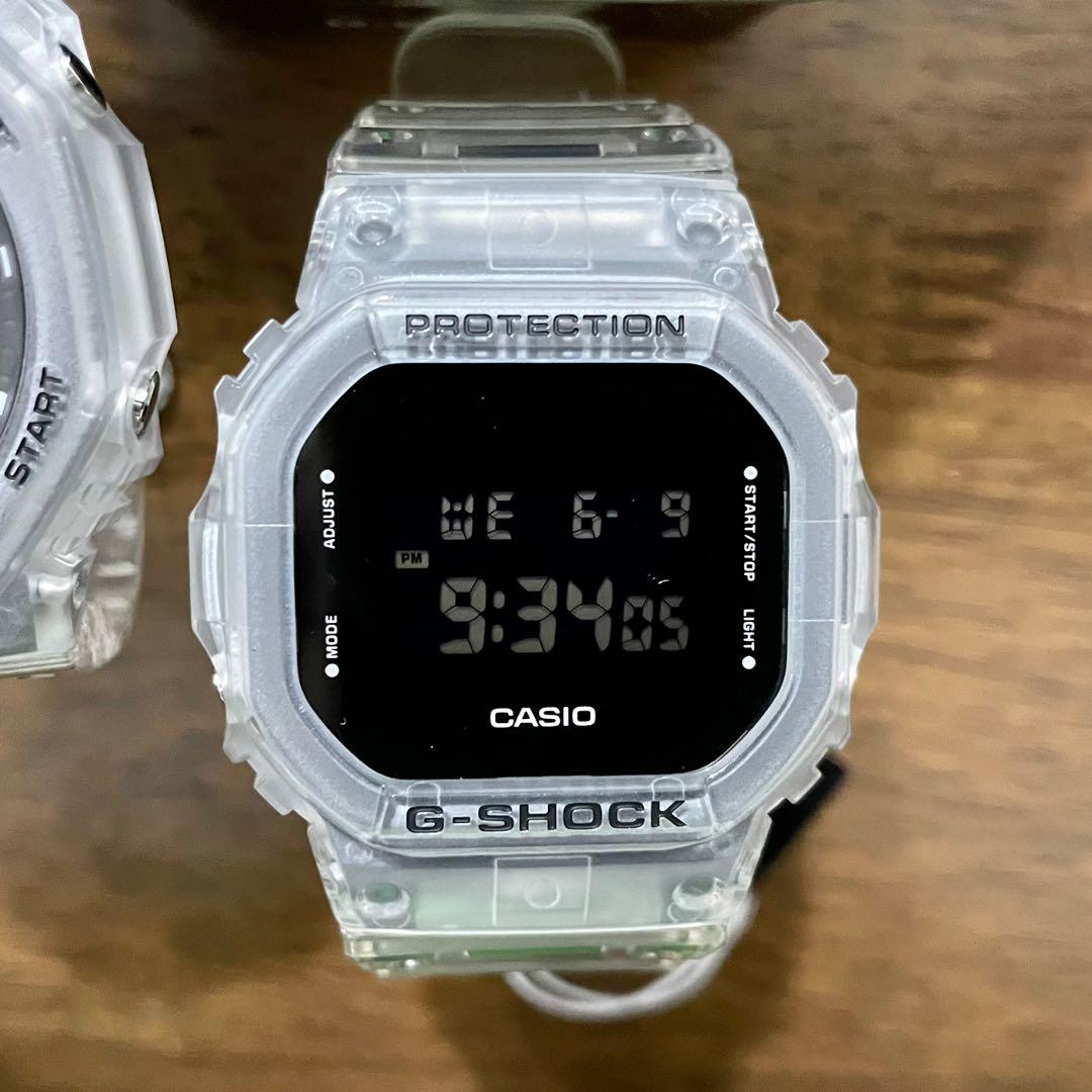 G shock sales clear watch
