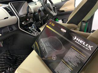Helix U10A under seat sub woofer. Helix U10A under seat sub woofer.