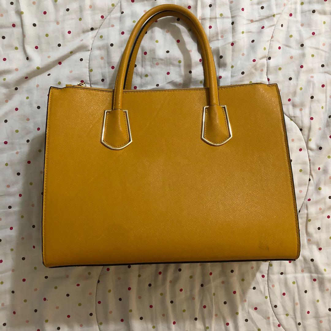 H&m mustard bag on sale