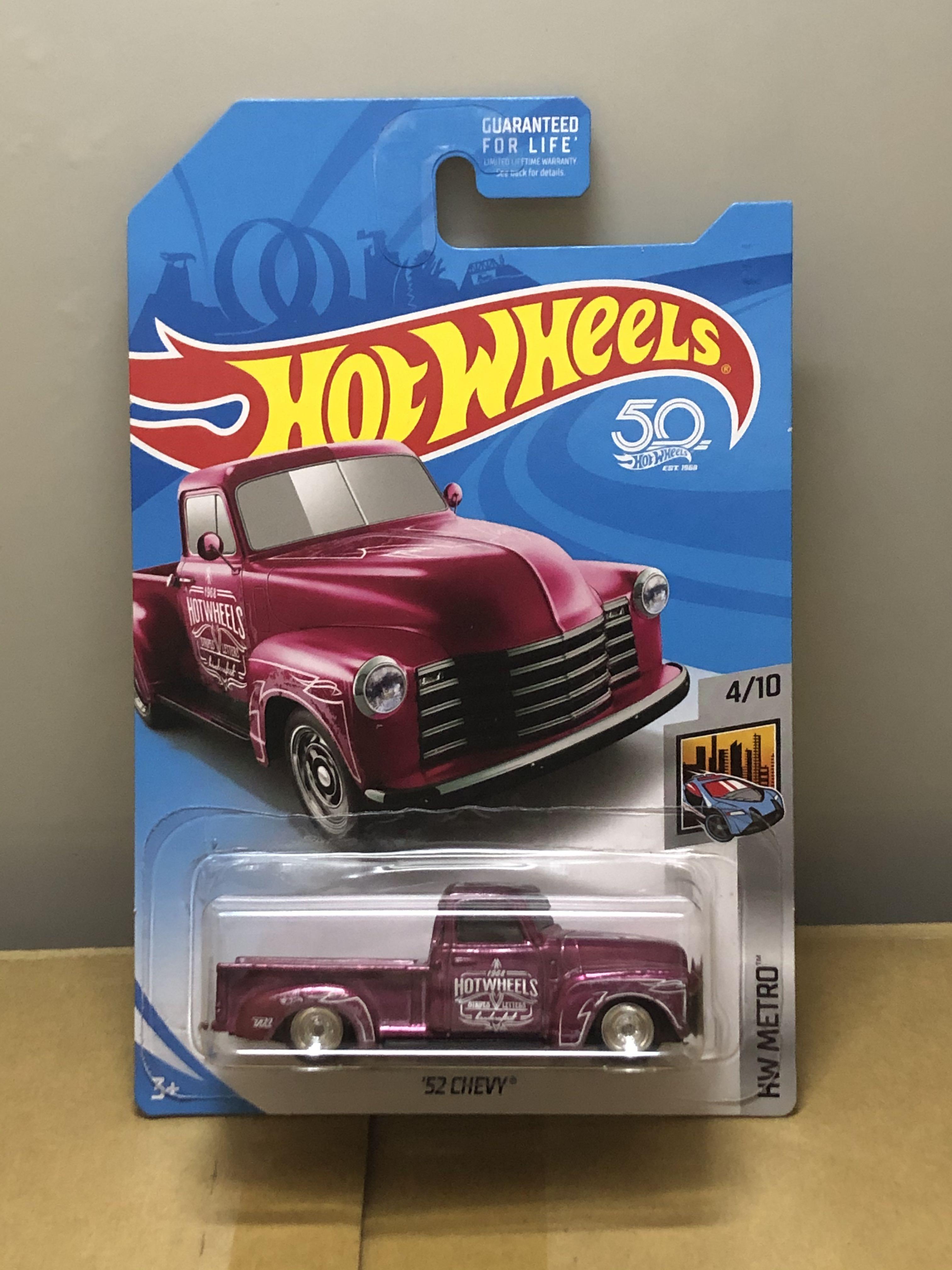 Hot wheels 52 chevy pink outlet