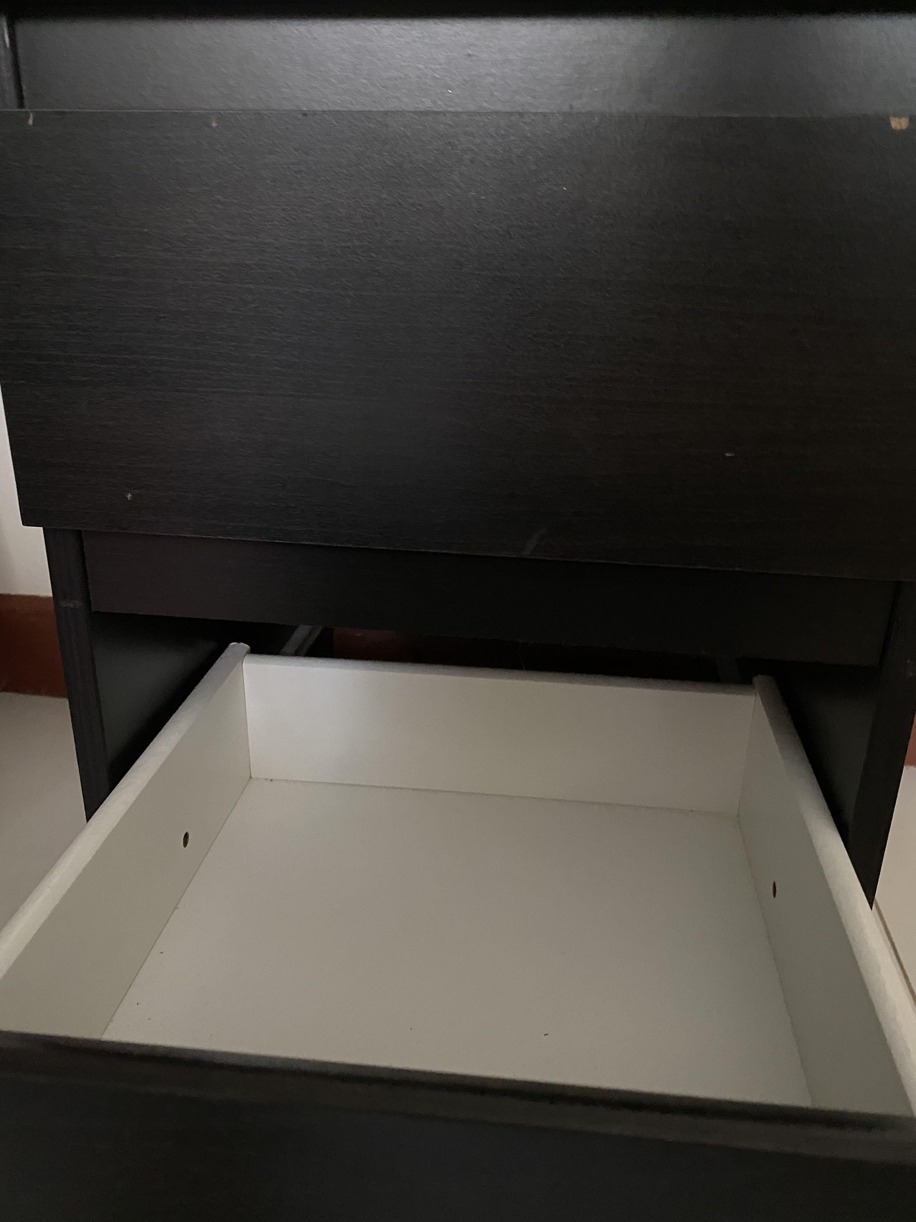 IKEA Kullen Chest of 2 drawers in BlackBrown, Furniture & Home Living, Furniture, Shelves