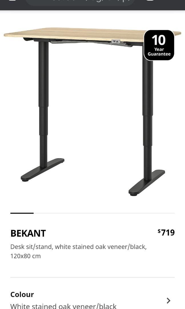 IKEA Office Desk, Furniture & Home Living, Furniture, Tables & Sets on Carousell