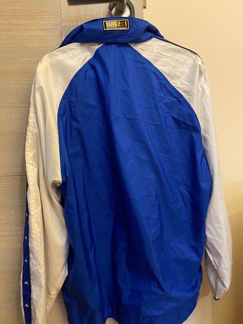 kappa blue windbreaker jacket vintage, Women's Fashion, Coats, Jackets and  Outerwear on Carousell