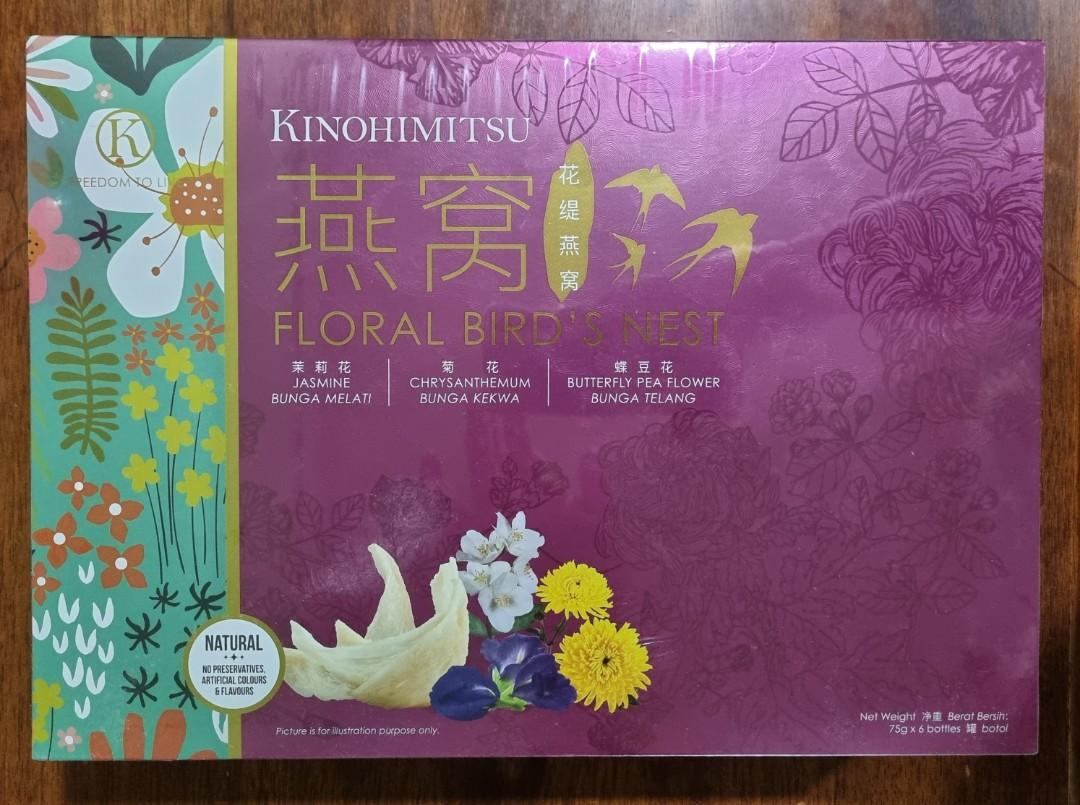 Kinohimitsu Floral Bird Nest 75mg x 6's, Health & Nutrition, Health