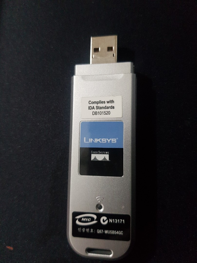 Linksys Compact WirelessG USB Adapter Wifi, Computers & Tech, Parts