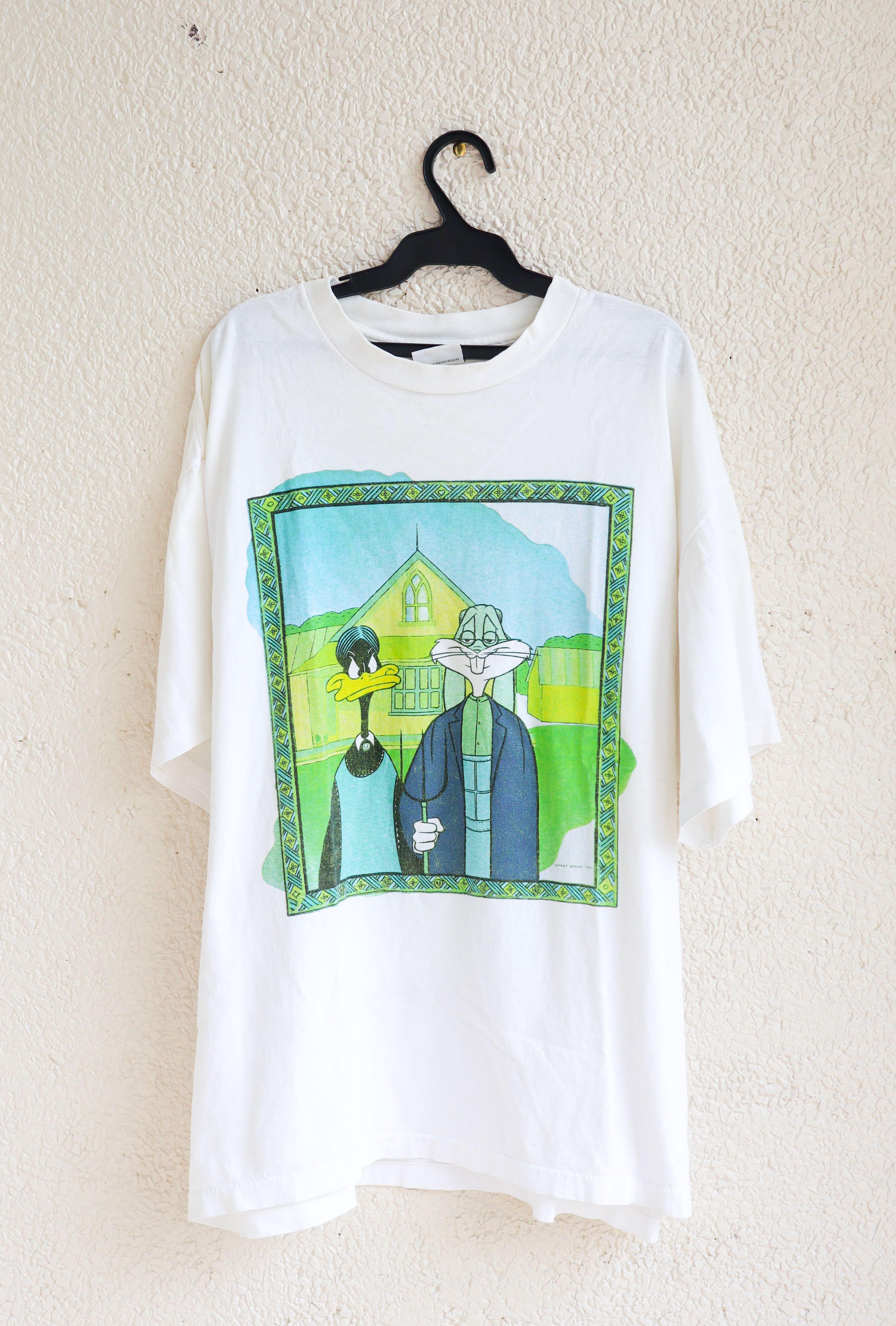 Looney Tunes Bugs Bunny and Daffy Duck vintage Art Shirt, Men's