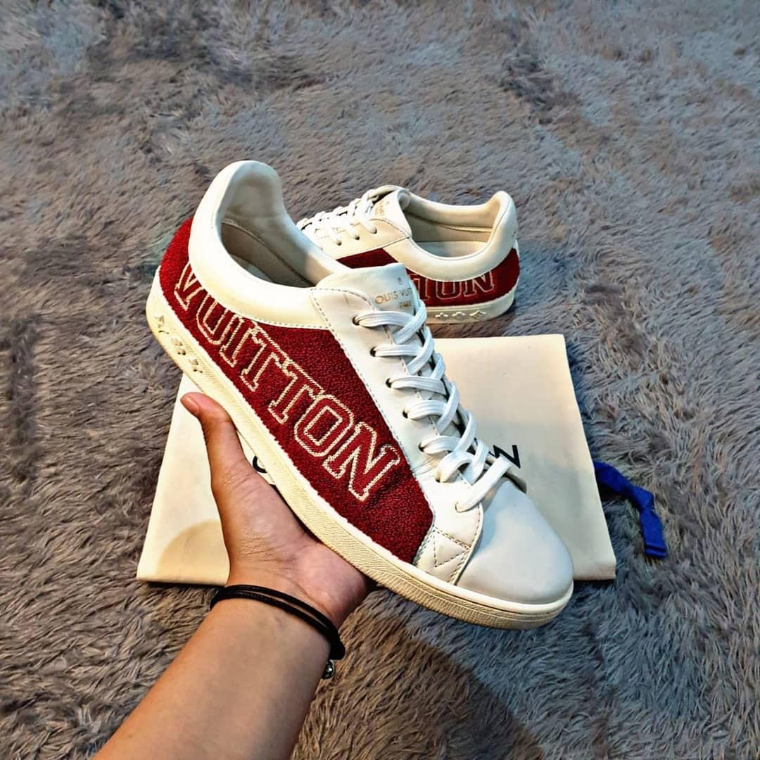 Sepatu Louis Vuitton Original made in china, Fesyen Pria, Sepatu , Sneakers  di Carousell