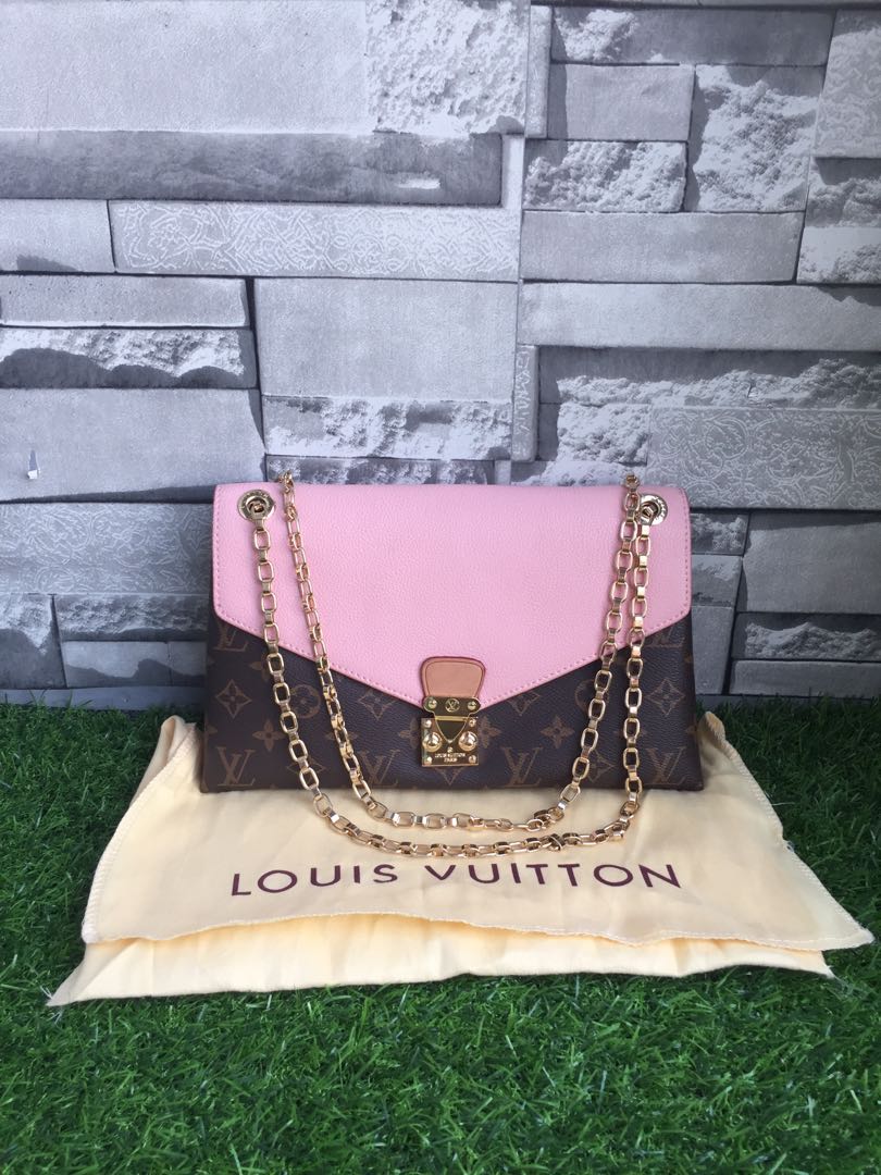 LV pink mono shoulder bag / sling. Bag, Luxury, Bags & Wallets on