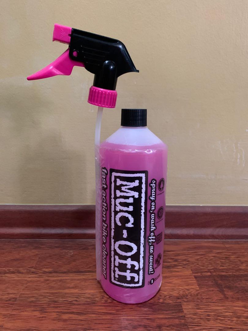 using muc off bike cleaner