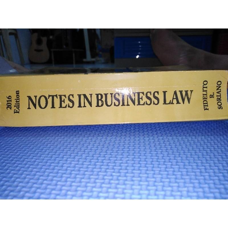 Pdfcoffee - notes in business law - Notes In Business Law By Fidelito  Soriano Pdf Notes In Business - Studocu