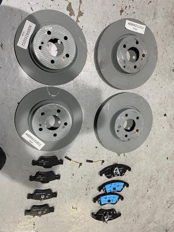 Original Brake pads, rotor disc and sensors replacement (Category: Car Workshops & Services) located in Singapore. Submitted by mirkent05 (Listing ID 1093058009, Image 1). Description: Promo price for all Mercedes Benz brake pads, rotor disc and sensors replacement! Original Front and rear price start from $800-1300(inc labour) depending on model. Pm or WhatsApp now for more details! http://wa.me/6597656059 （Ah Hann) http://wa.me/6598945568 (Ah S