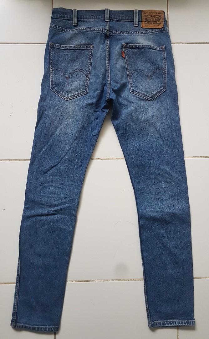 Original Men s Orange Tab Levis 510 Skinny Denim Jeans Stretchy Men s Fashion Bottoms Jeans on Carousell