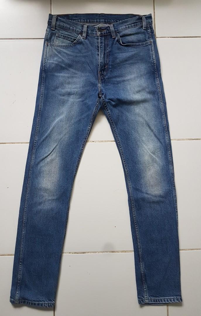 Original Men s Orange Tab Levis 510 Skinny Denim Jeans Stretchy Men s Fashion Bottoms Jeans on Carousell