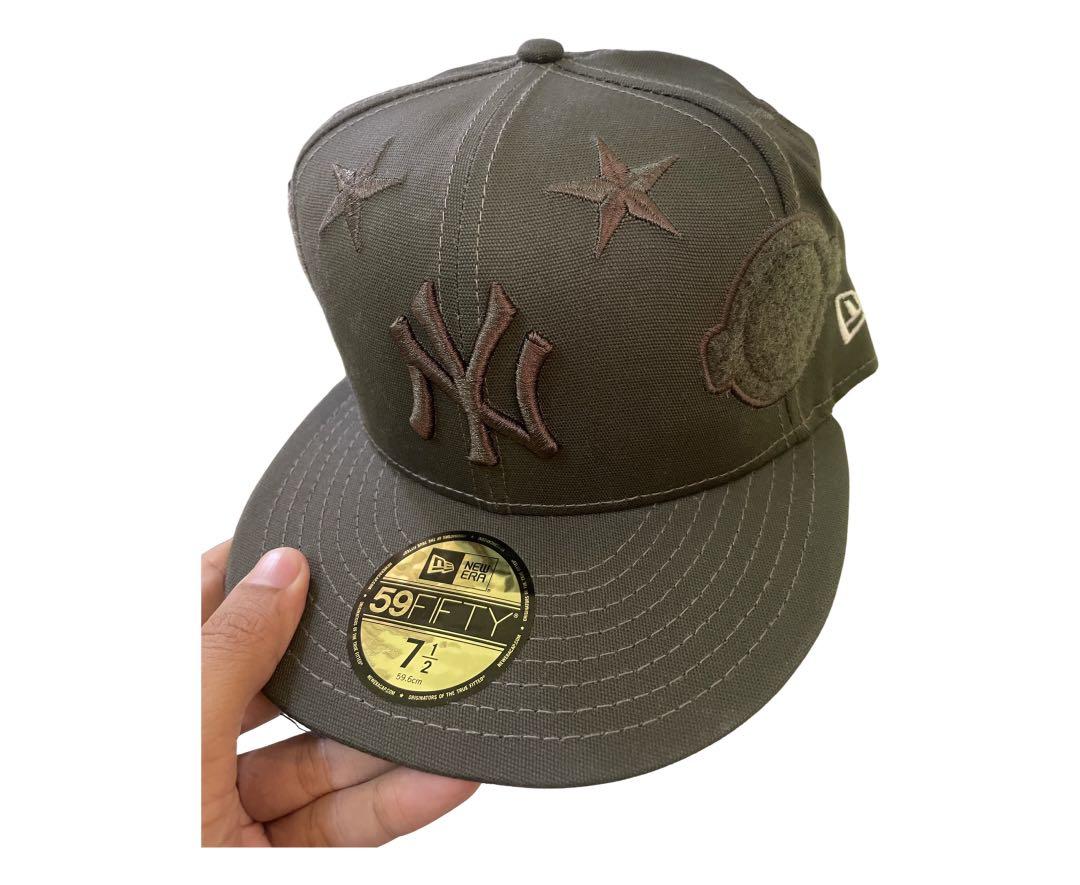 Original New Era Ny Military Patches 59fifty Fitted Cap Size 7 1 2 No Badges Men S Fashion Accessories Caps Hats On Carousell