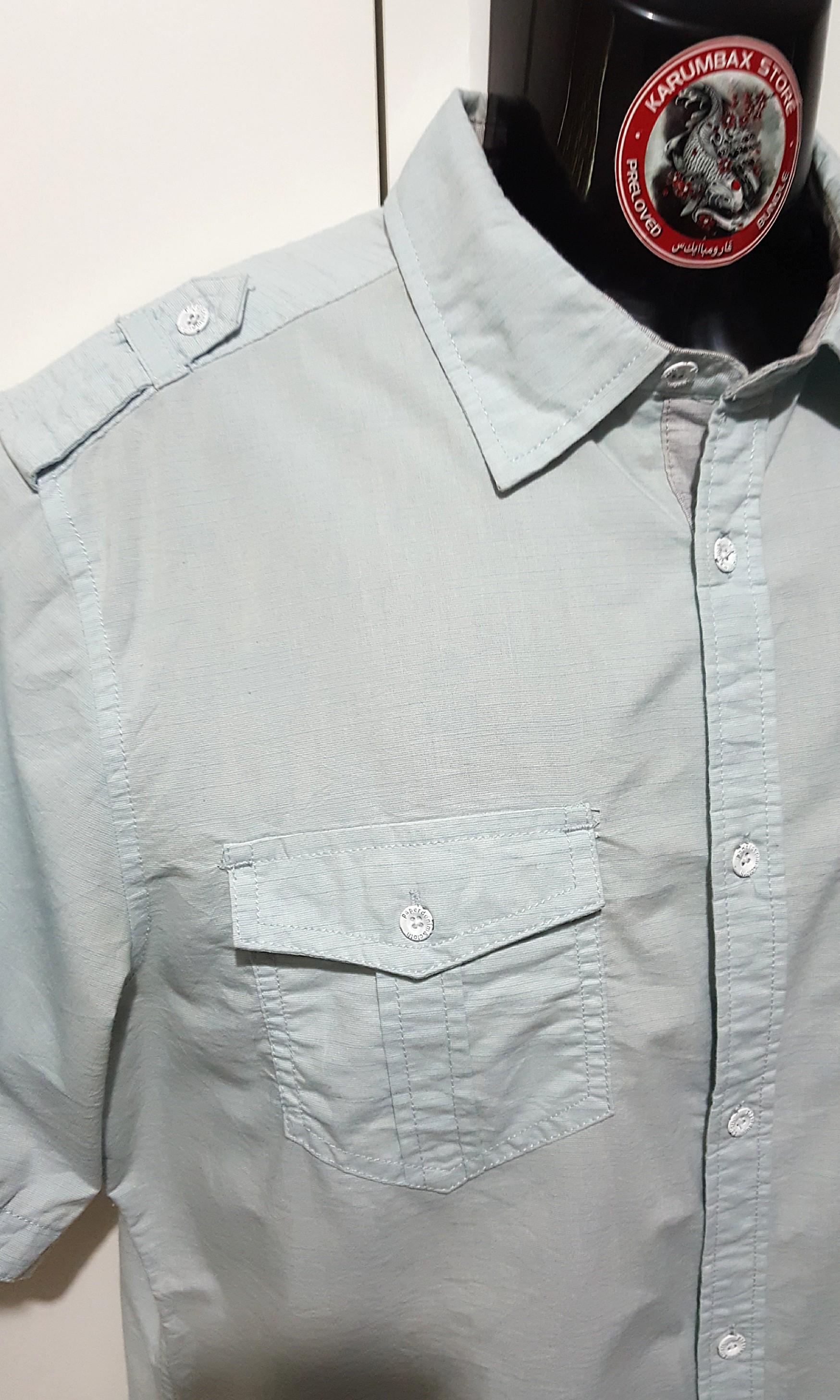Paper denim and cloth mens shirt top