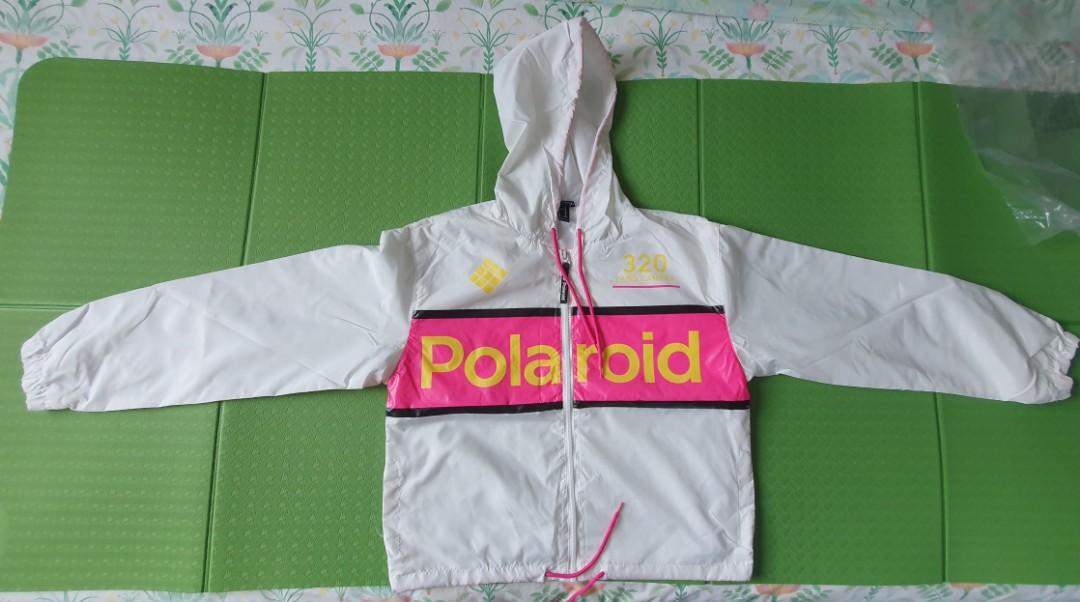 Polaroid windbreaker plus size shop