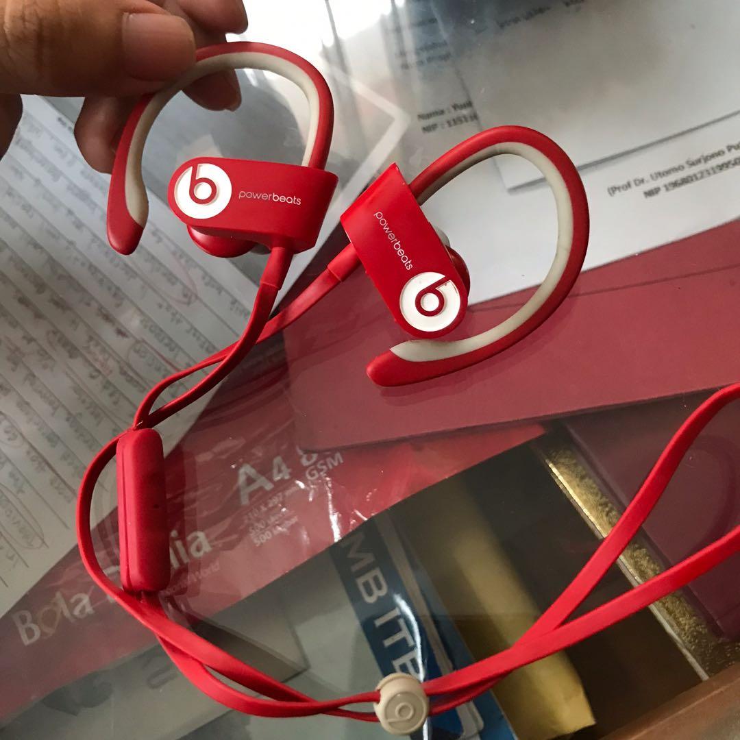Earphone POWERBEATS WIRELESS RED 