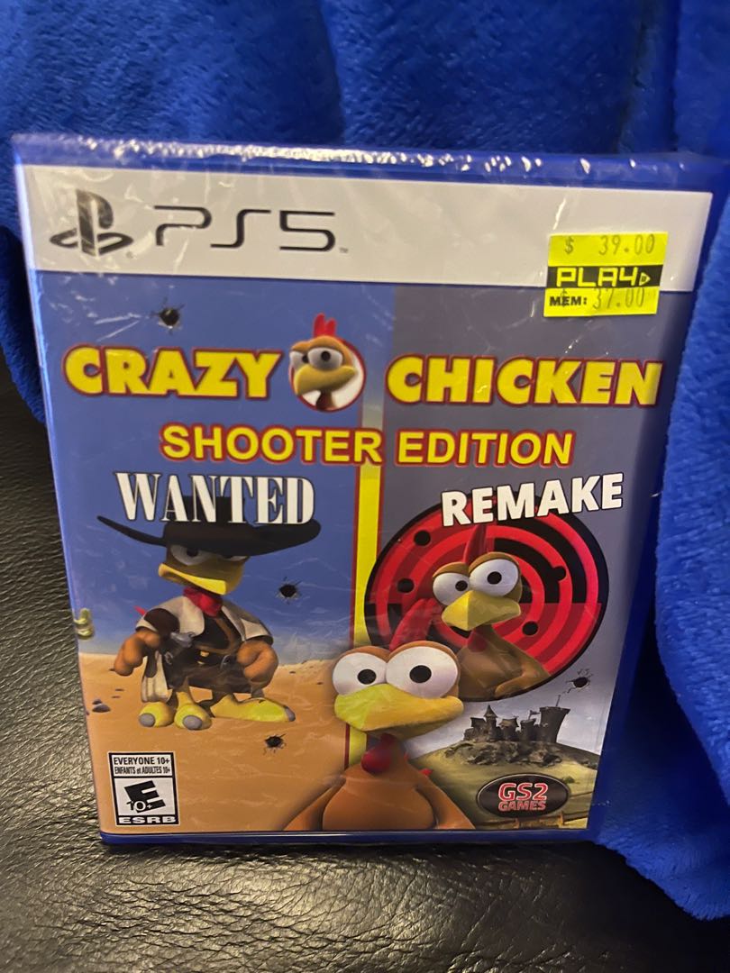 Crazy Chicken Xtreme for PS5 (Sony PlayStation 5, 2022) GS2 Games - New  Sealed, crazy game 2022 