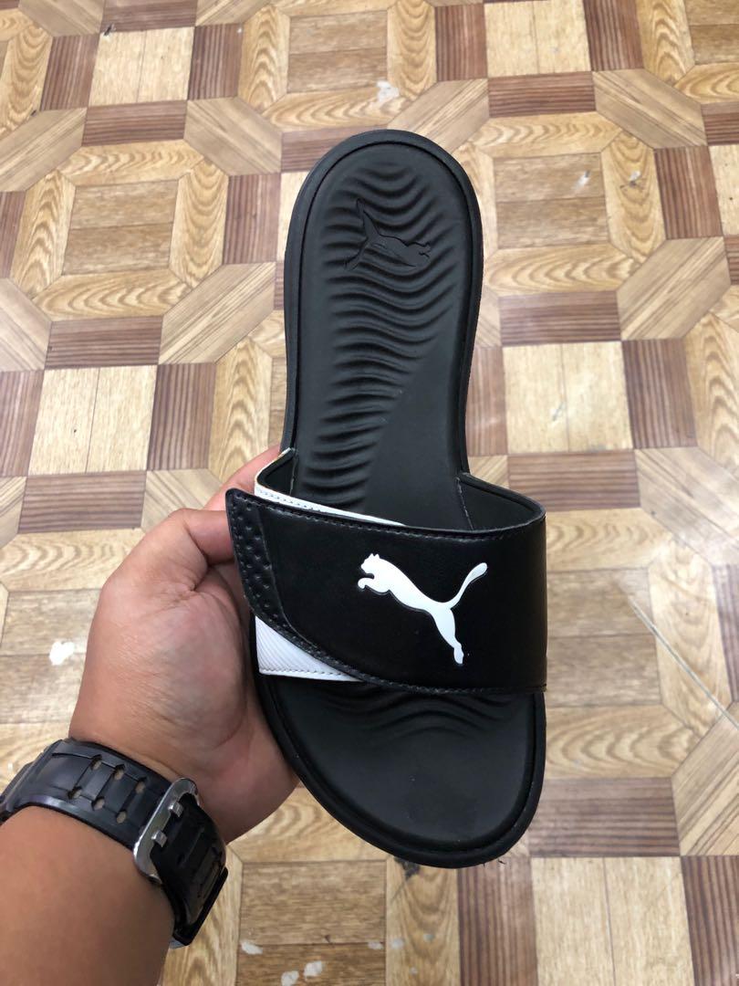 Puma Surfcat Slide Slip On Sandals Black 24.5 cm Women s Fashion Footwear Slippers and slides on Carousell