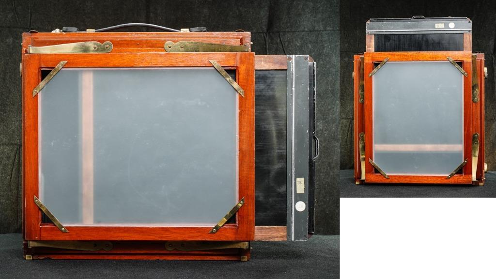 Rochester King Antique 8x10 Wooden View Camera with lens board and one ...