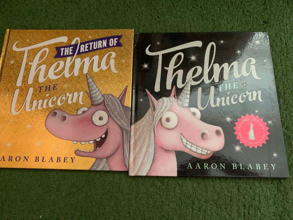 Scholastic Thelma The Unicorn 2 Books Hardback Hobbies Toys Books Magazines Children S Books On Carousell