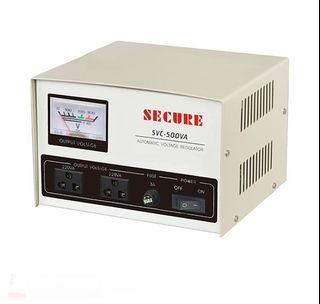 SECURE AVR W/ METER 500W (SCV-500VA)