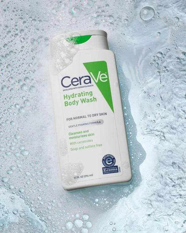 (SG Stock) CeraVe Hydrating Body Wash Diabetics Dry Skin Relief