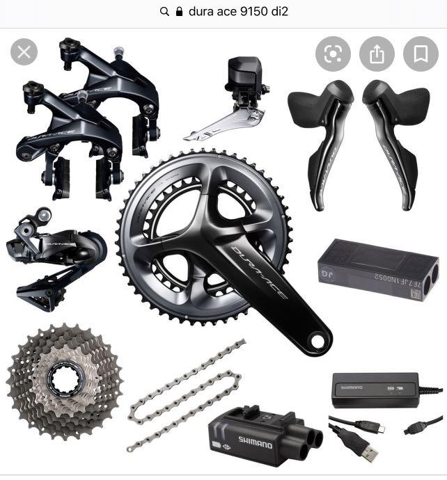 Shimano Dura Ace 9150 di2 groupset