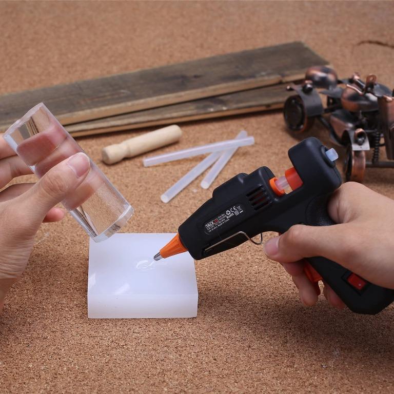 Tacklife GGO20AC Mini Hot Glue Gun with 30 Pcs Glue Sticks