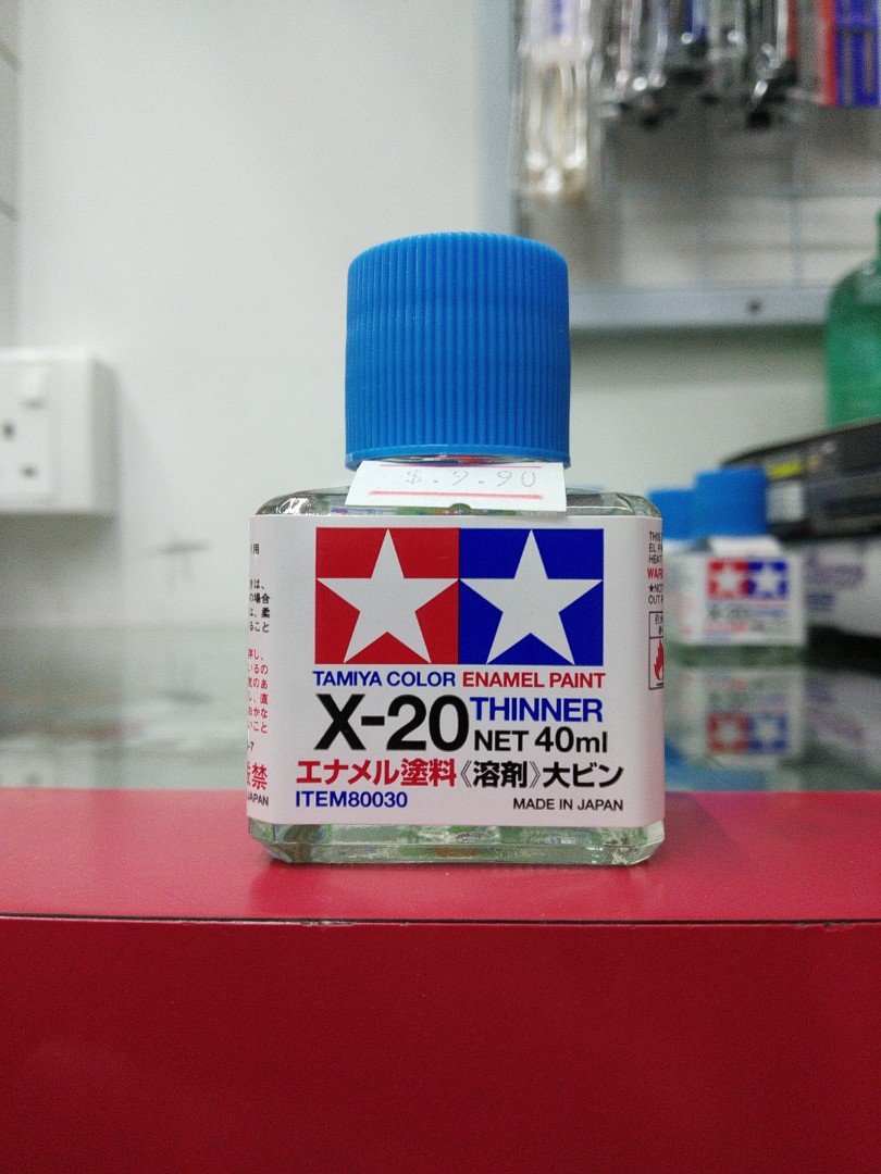 Tamiya Enamel Paint Thinner (40ml), Hobbies & Toys, Stationery & Craft