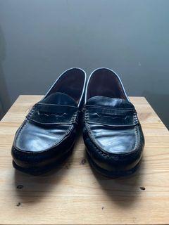 Topshop Penny Loafers Shoes Black Size 38