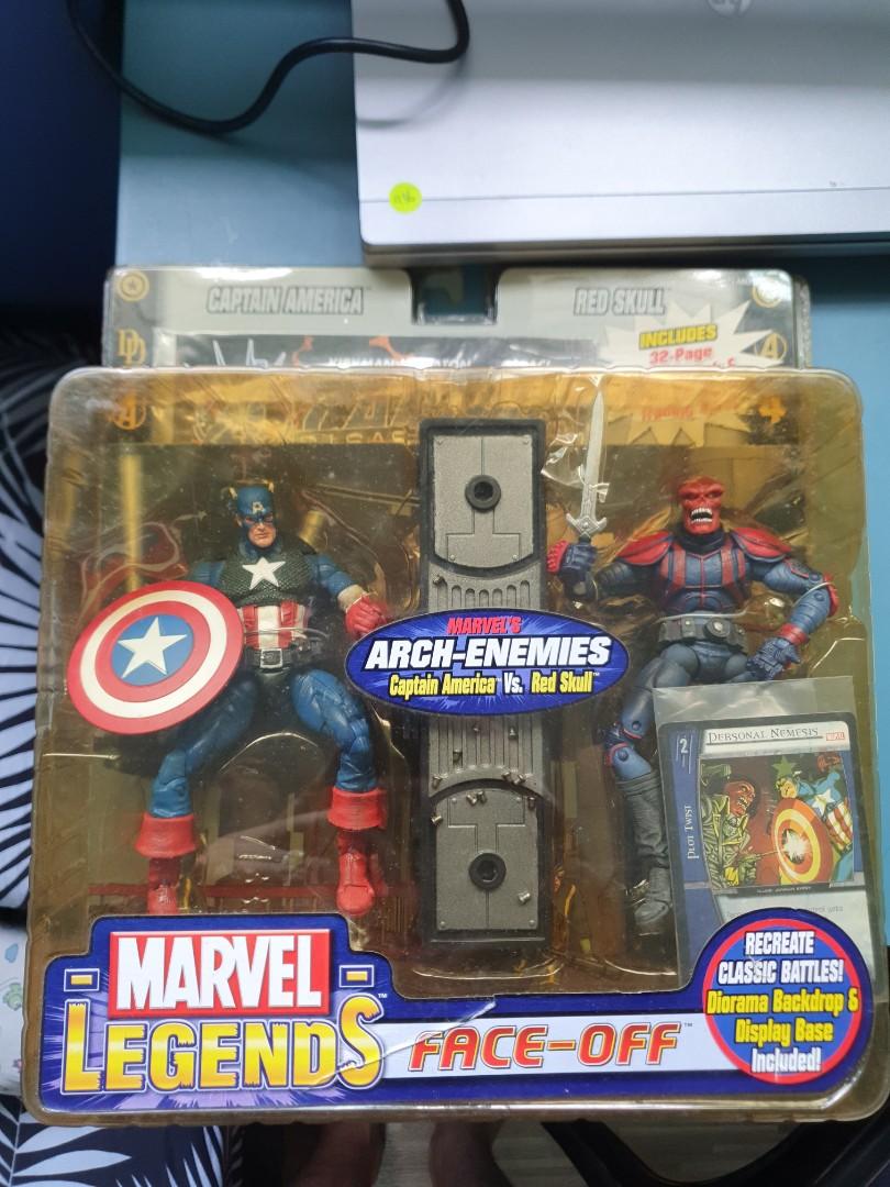 Capitán América Vs Red Skull Face Off Marvel Legends Toybiz | Envío gratis