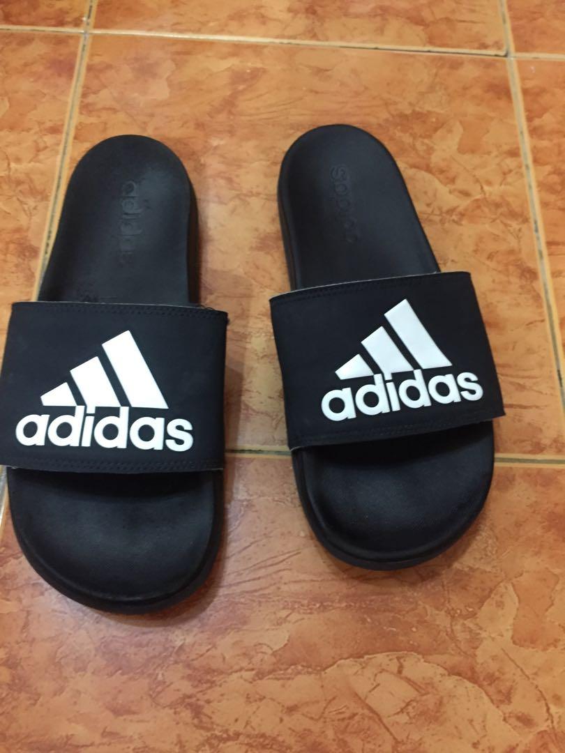 Adidas best sale slides trefoil