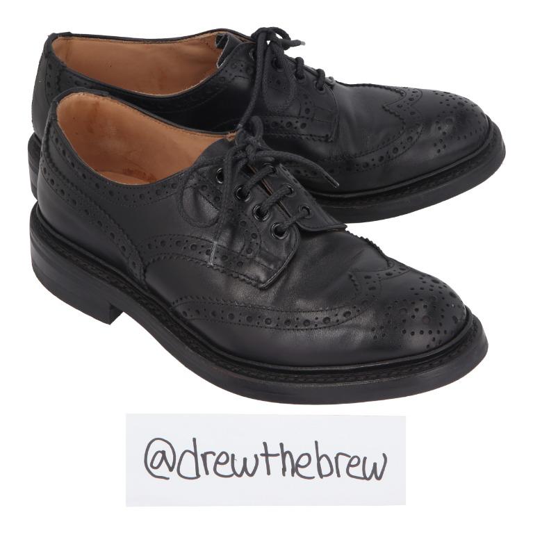 Tricker's Bourton Country Shoe in Black, Men's Fashion, Footwear