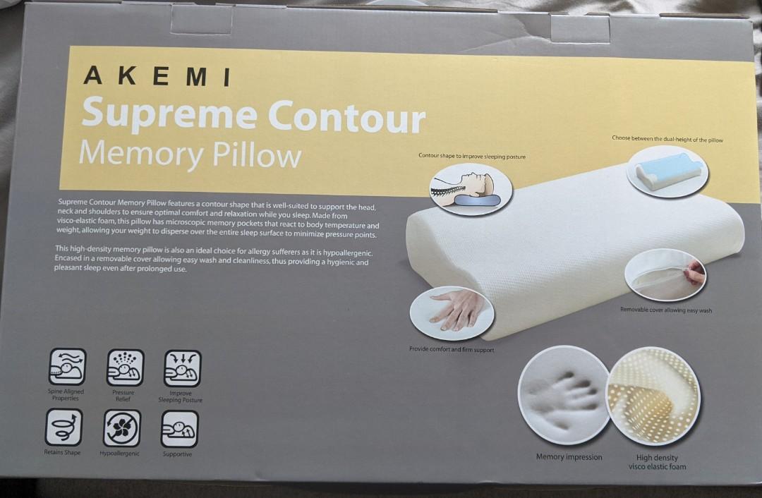 Akemi supreme online contour memory pillow