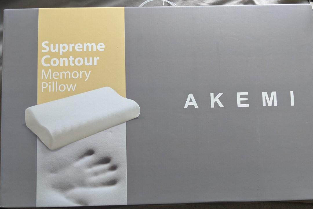 Akemi supreme new arrivals contour memory pillow