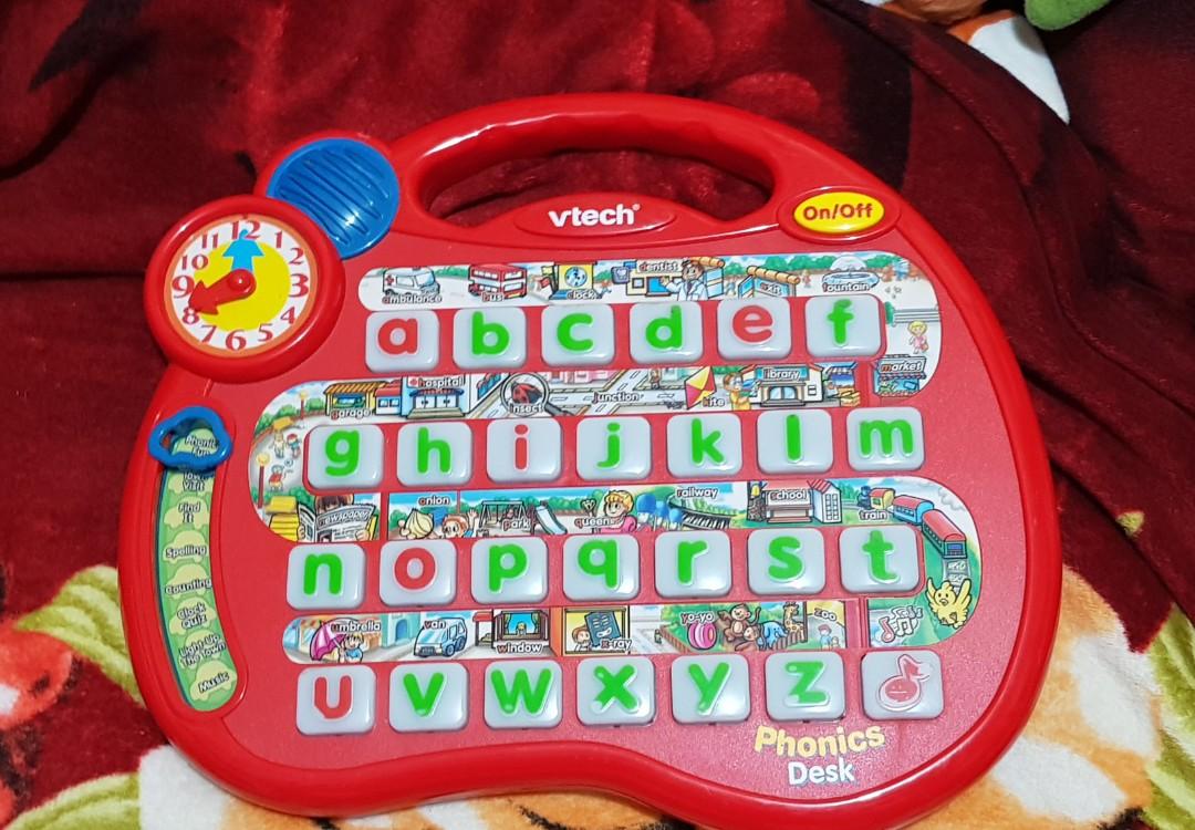 Vtech alphabet best sale desk with phonics