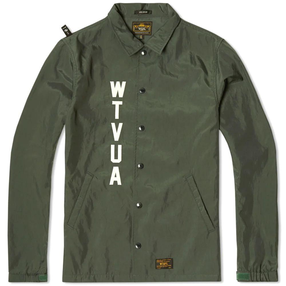 WTAPS 14ss coach jacket XL WTAPS Men's 04 Coach Jacket in Black WTAPS