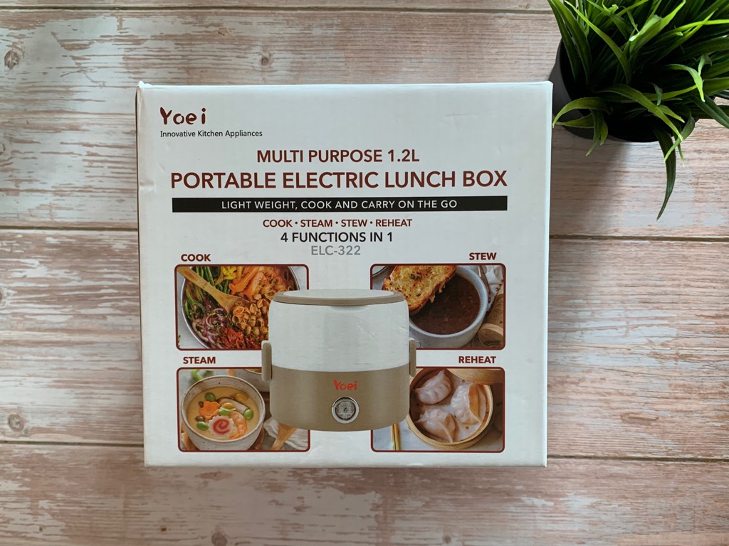 Yoei Portable Electric Lunch Box (4 Functions in 1), Furniture & Home