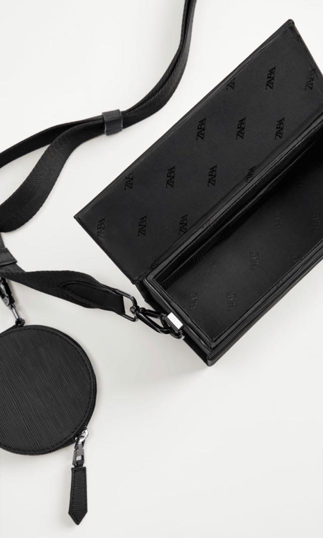 rigid mini duo crossbody bolsa zara
