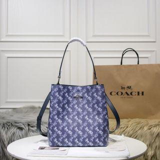 Coach Mini Bennett Bag in navy blue, Luxury, Bags & Wallets on Carousell