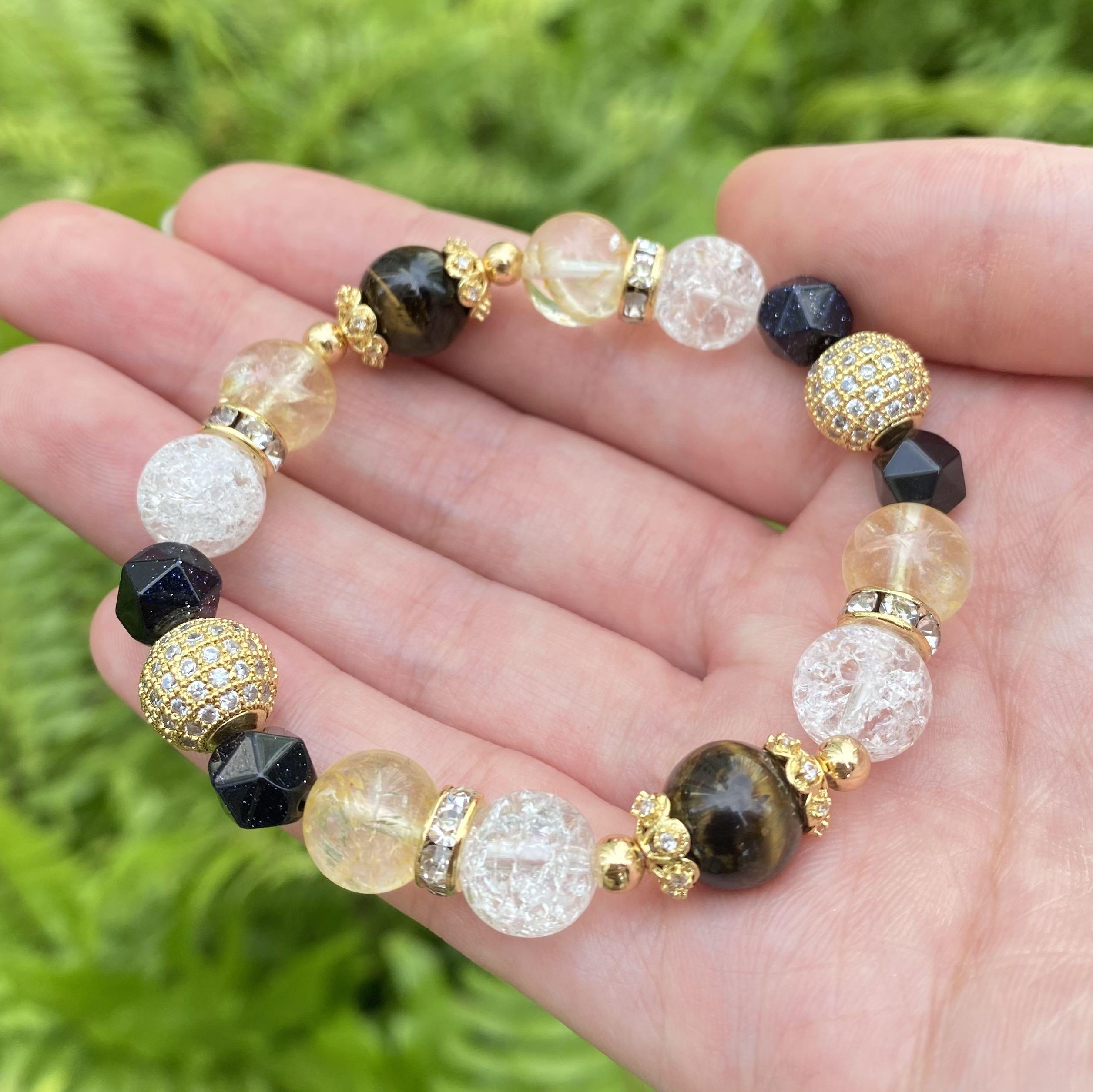Citrine bracelet with tiger sign outlet